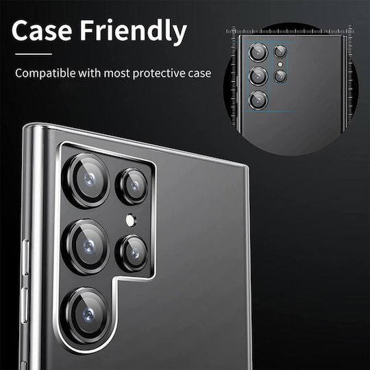 Lito Camera Protection Tempered Glass Black for the Samsung Galaxy S25 Ultra