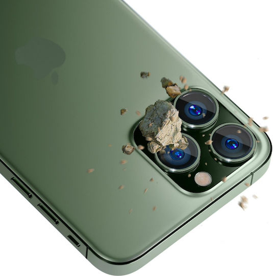 3MK Προστασία Κάμερας Tempered Glass Alphine Green για το iPhone 13 Pro, iPhone 13 Pro Max