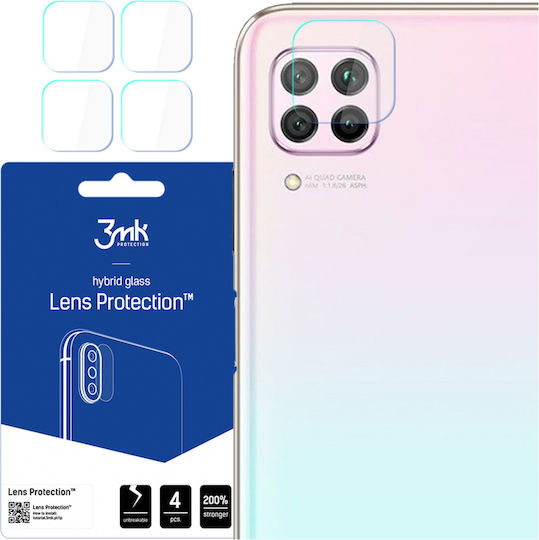 3MK 7H Flexible Glass Camera Protection Tempered Glass Transparent for the Huawei P40 Lite