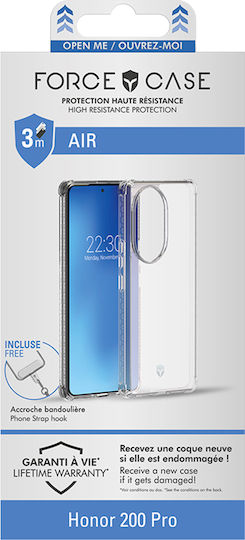 Force Case Shell Honor 200 Pro Air Reinforced Tryax 3m System Transparent