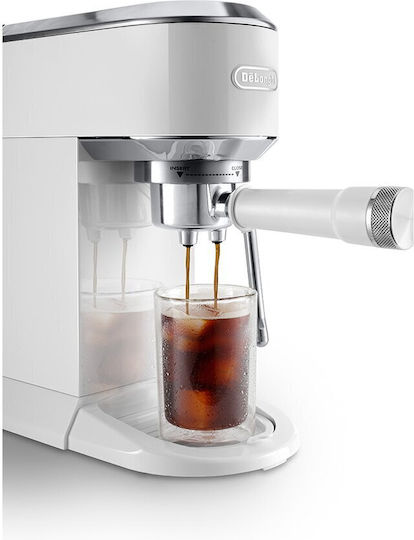 De'Longhi Dedica Duo Espresso Machine 1450W 15bar Pressure White