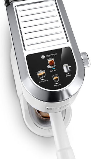 De'Longhi Dedica Duo Espresso Machine 1450W 15bar Pressure White