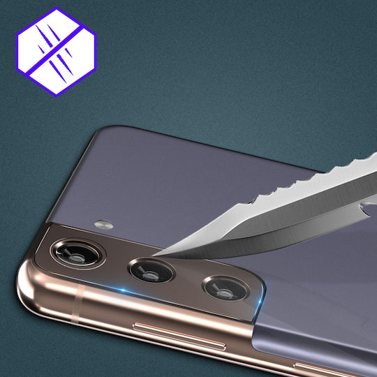Displayschutz Kamera Galaxy S21 Panzerglas 9h Anti-Schmier Transparent