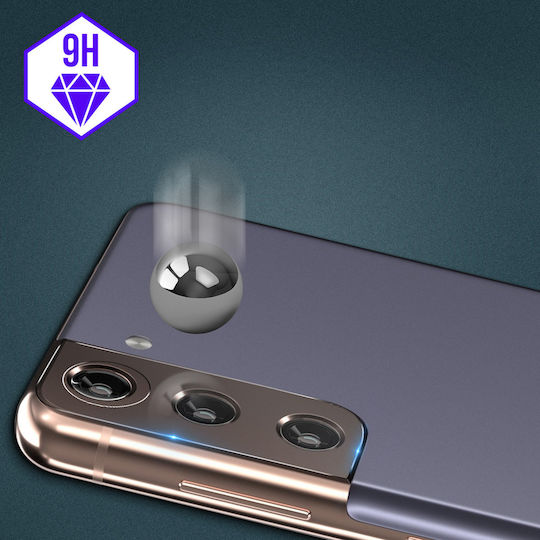 Displayschutz Kamera Galaxy S21 Panzerglas 9h Anti-Schmier Transparent
