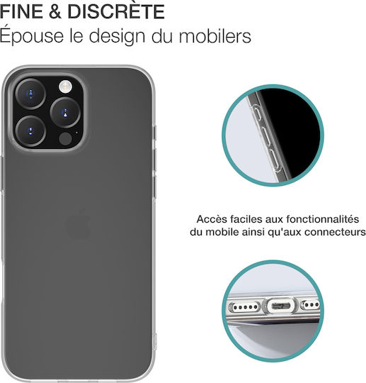 Bigben Case Iphone 16 Pro Flexible Silisoft Anti-yellowing Transparent