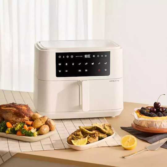 Create Air Fryer με Διπλό Αποσπώμενο Κάδο 10lt Μπεζ