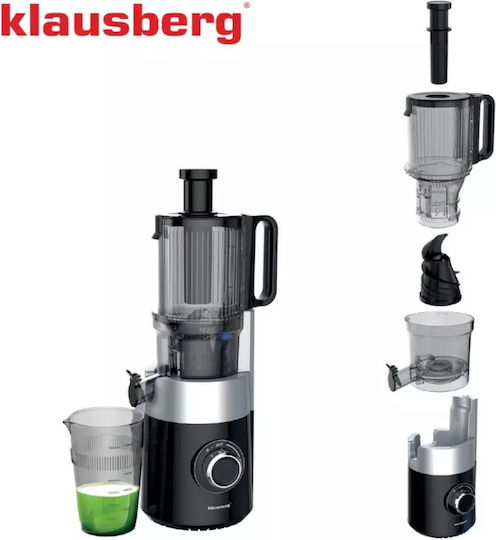 Klausberg Storcător de fructe Presare lentă 180W Negru