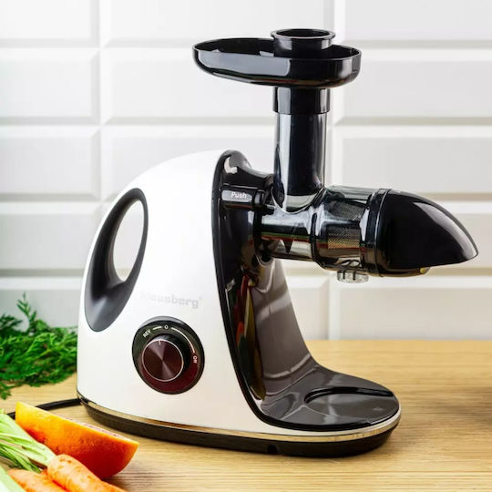 Klausberg KB7864 Storcător de fructe Presare lentă 150W Alb