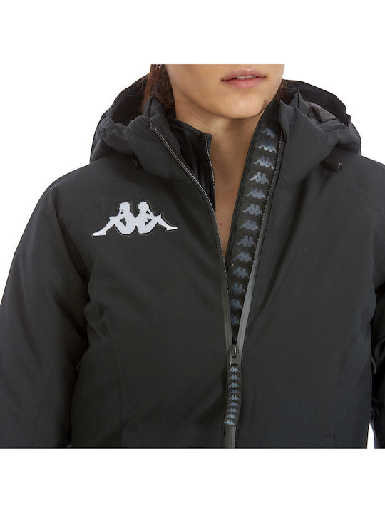 Kappa 165649-0014 Feminin Jachetă pentru Schi & Snowboard Negru