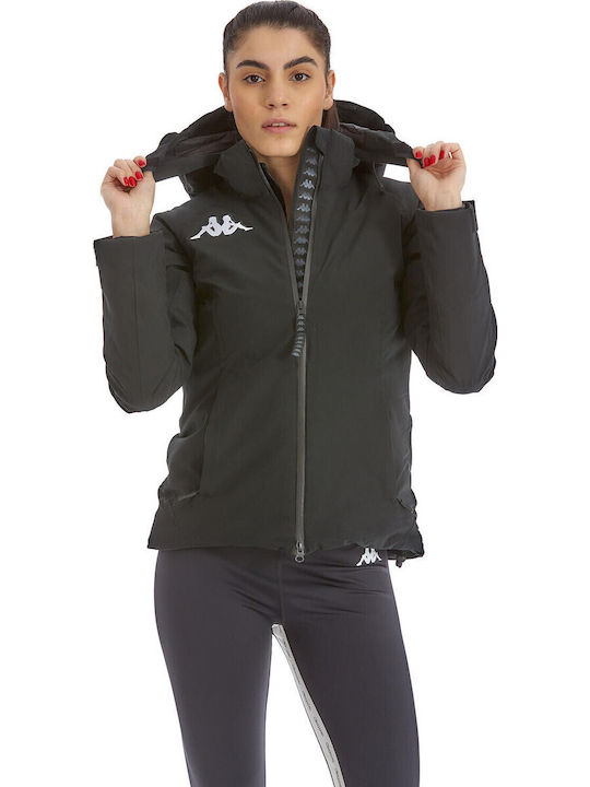 Kappa 165649-0014 Feminin Jachetă pentru Schi & Snowboard Negru