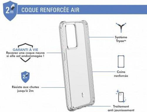 Force Case Reinforced Case Oppo Find X5 Lite Air Transparent