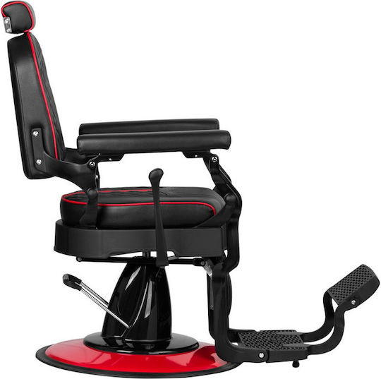 Salon Tech Scaun Bărbierul Negru cu Înălțime Reglabilă