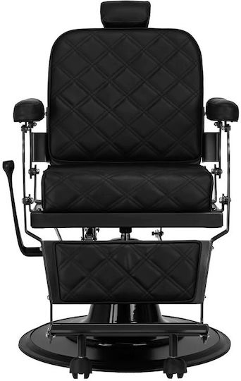 Salon Tech Καρέκλα Barbier Schwarz mit verstellbarer Höhe