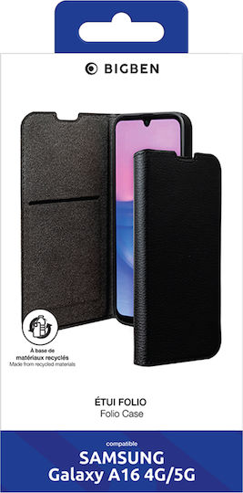 Bigben Husa Galaxy A16 4g 5g Folio Wallet Stand Funcție Neagră