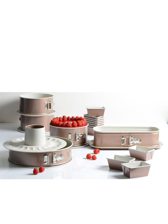 Patisse Copper Форма за сладкарство за кексове Кръгла 20x20бр 1бр