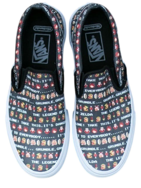 Nintendo Sneakers Μαύρα