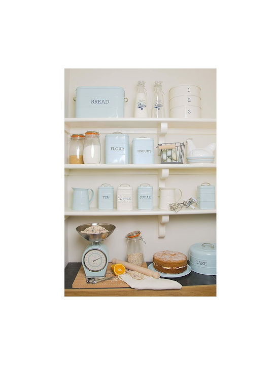Kitchen Craft Nostalgia Μπισκοτιέρα Μεταλλική Μπλε 14.5x14.5x19εκ.