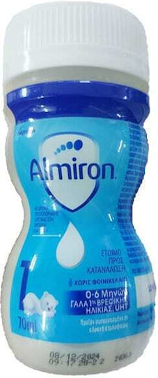 Nutricia Fertiges Milchgetränk Almiron 1 für 0m++ Monate 70ml