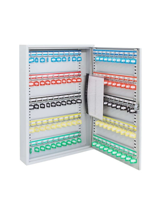 Arregui Wall Key Holder Metallic PL100 100 positions with Lock 38x8x55cm