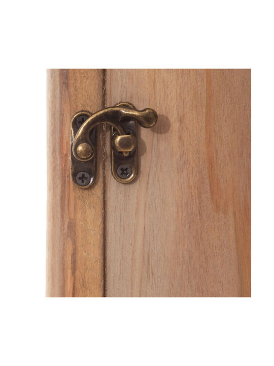 Atmosphera Wall Key Holder Wooden 10 Hooks 26x8.5x38cm