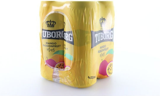 Αναψυκτικό Mango & Passionfruit Tuborg (4x330 Ml)