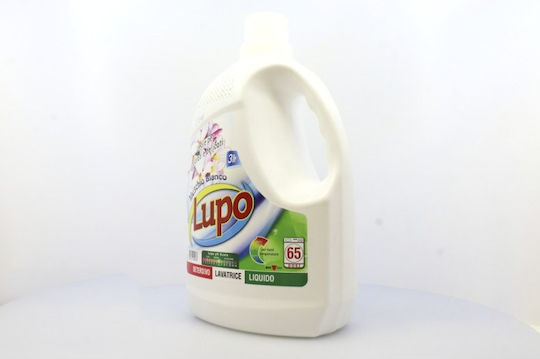 Lupo Υγρό Απορρυπαντικό για Λευκά Ρούχα 3lt (65 Μεζούρες ) 6τμχ