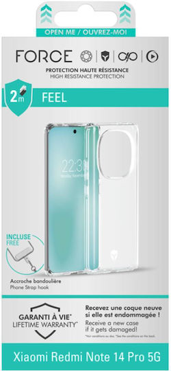 Kraftvoller Rückseitencover Xiaomi Redmi Note 14 Pro Transparent