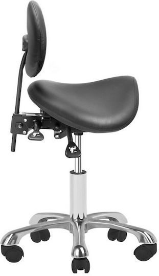Salon Tech Black Hair Salon & Spa Chair with Adjustable Height