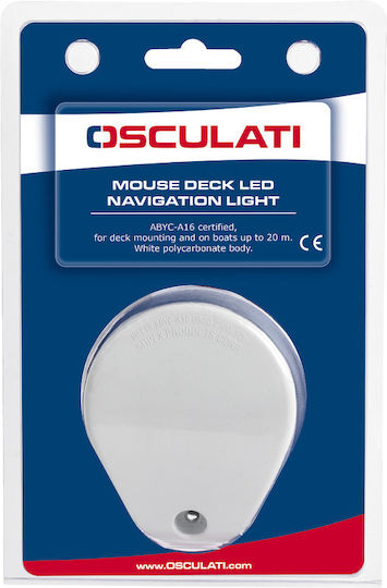 Osculati Green Mounted Light White Boat Up To 12m