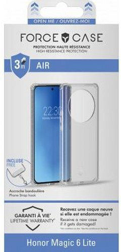 Honor Magic 6 Lite Verstärkte Tryax System 3D Einsätze Luftkissen Transparente Handyhülle