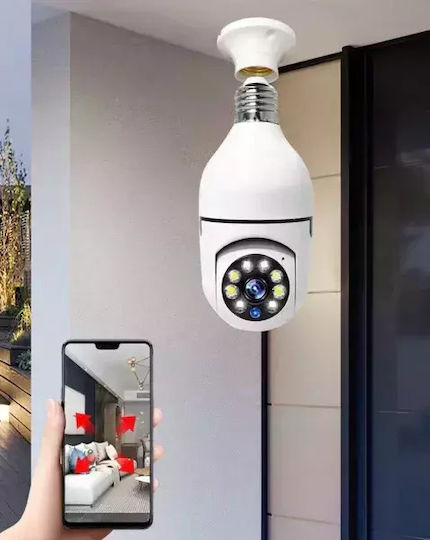 holm9647 IP Surveillance Camera Wi-Fi Full HD 1080p with Two-Way Communication and Lens 3.6mm