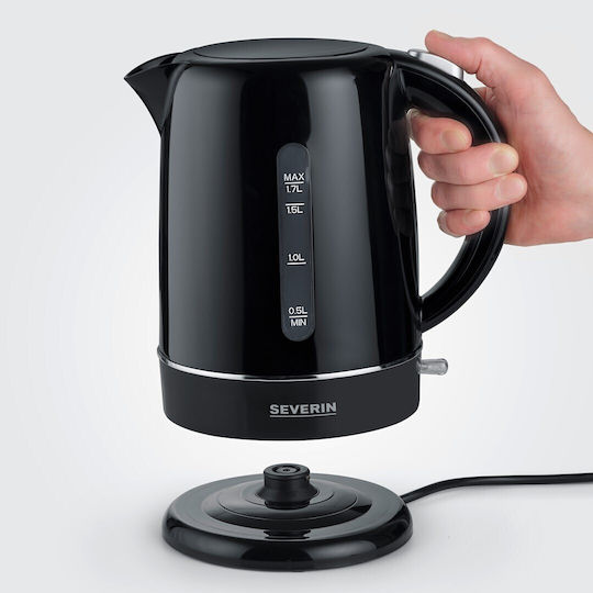 Severin WK 4322 Βραστήρας 1.7lt 2200W Μαύρος