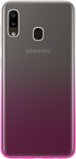 Color Block Soft Case Pack Galaxy A20e Ultra Resistant Black