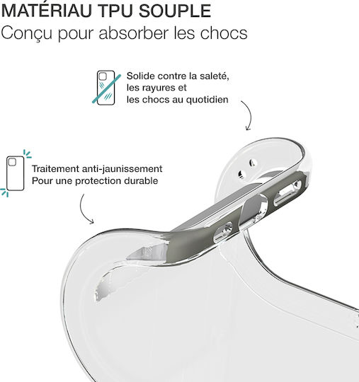 Husă Bigben Connected Xiaomi Redmi Note 14 Soft Din TPU Transparentă Anti-Îngălbenire