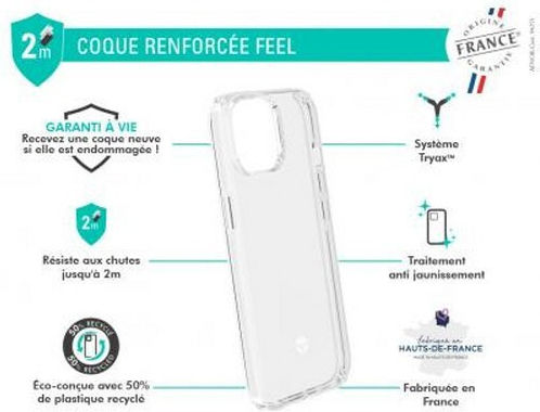Force Case Feel Reinforced Case Iphone 15 Pro Max Transparent