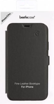 Beetlecase Faltbare Handyhülle Für iPhone 11 Pro Premium Leder Faltbare Kartenhülle Schwarz