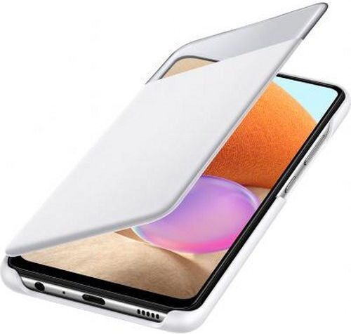 Samsung Case Samsung Galaxy A32 4g Folio Model S View Cover Card Holder White