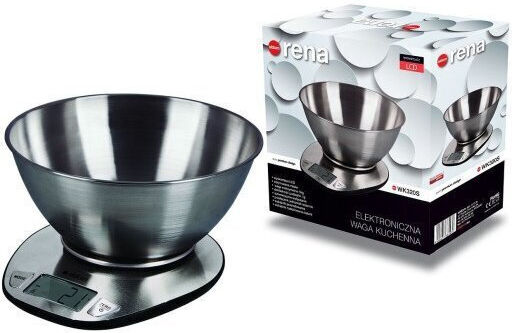 Eldom WK320S Digital Kitchen Scale with Bucket Up To 5kg Inox