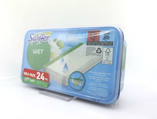 Swiffer Ανταλλακτικό Πανί Παρκετέζας 24τμχ 80855302