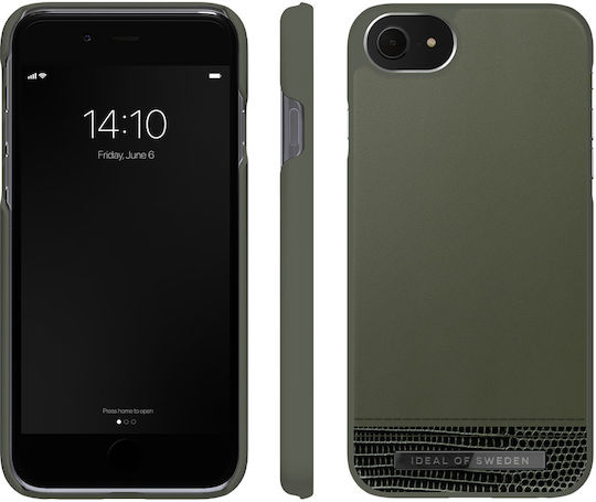 Ideal Sweden Case Apple iPhone 6s 6 7 8 SE Model Atelier Croco Pattern Green