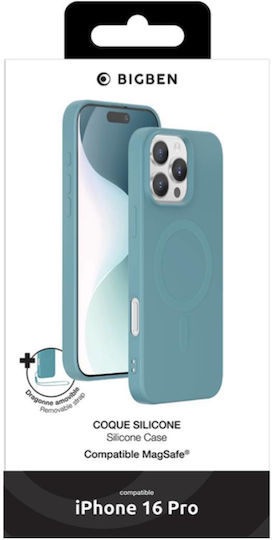Bigben Protective Cover Iphone 16 Pro Magsafe Green