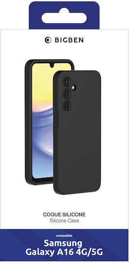 Калъф Bigben Samsung Galaxy A16 4g/5g Мек На Допир От Силикон Черен