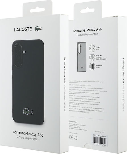 Samsung Handyhülle Galaxy A36 5G Petit Piqué Lacoste Eleganten Schutz Dunkes Grün