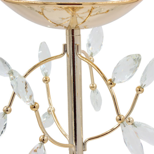 Keskor Plant Stand Metal Gold 20cmx20cmx51cmcm.