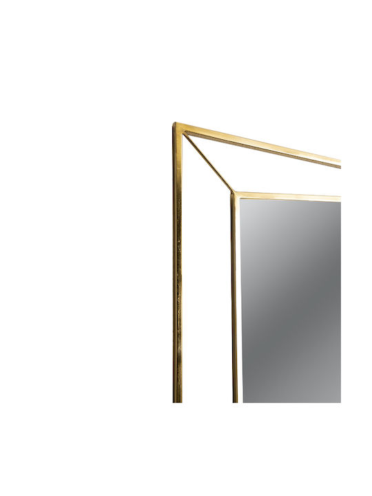 Eurolamp Wall Mirror with Gold Metallic Frame 90x90cm 1pcs