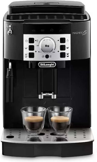 De'Longhi Magnifica Αυτόματη Μηχανή Espresso 1450W Πίεσης 15bar με Μύλο Άλεσης Μαύρη