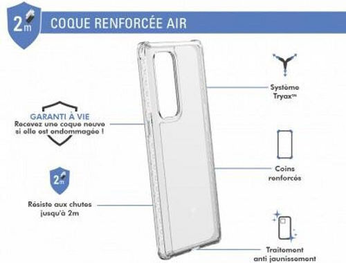Force Case Reinforced Case Oppo Find X3 Neo Air Transparent