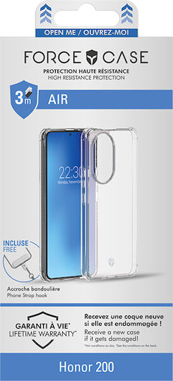 Case Shell Honor 200 Air Reinforced Tryax 3m System Transparent