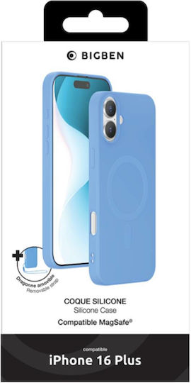 Husă Protectoare Bigben iPhone 16 Plus Compatibil Cu Magsafe Albastră