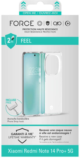 Force Case Backcover Xiaomi Redmi Note 14 Pro Plus Reinforced 2m Transparent